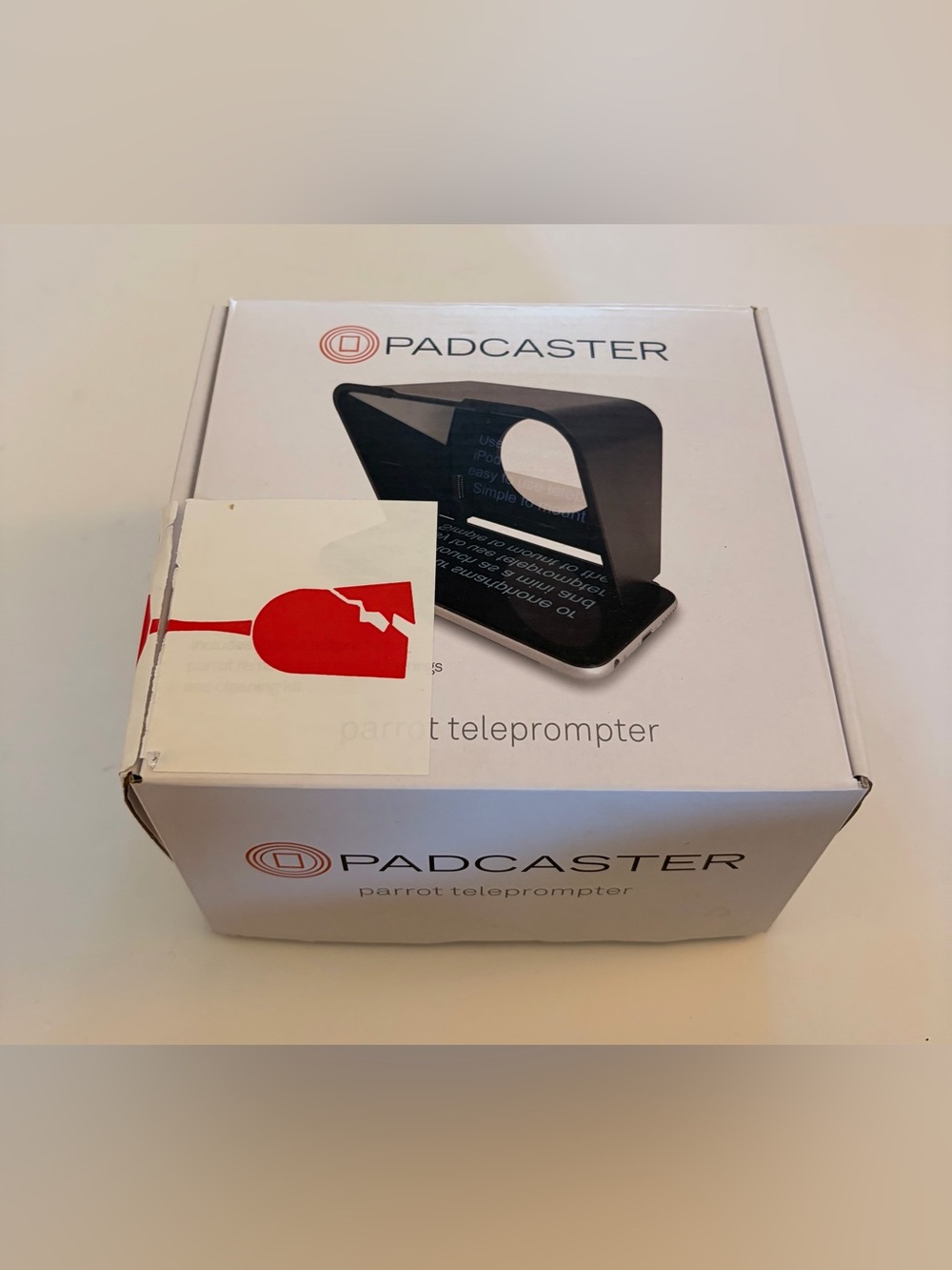 Padcaster Parrot Portable Teleprompter Kit - Used, Open Box. Includes remote.
